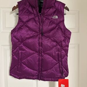 The North Face Purple Puffer Vest